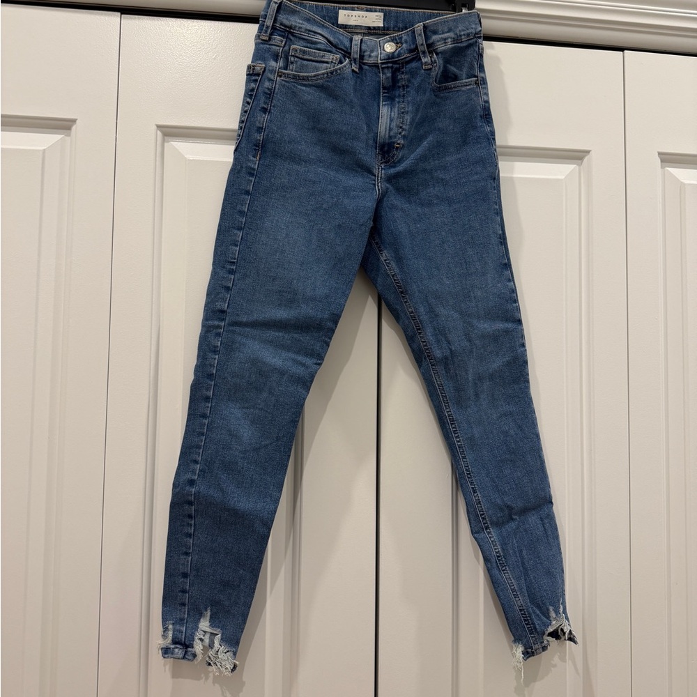 Topshop Jamie Classic Blue Denim Jeans
